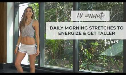 Daily Morning Yoga To Stretch Yourself Taller | TULUM 10 Minutes